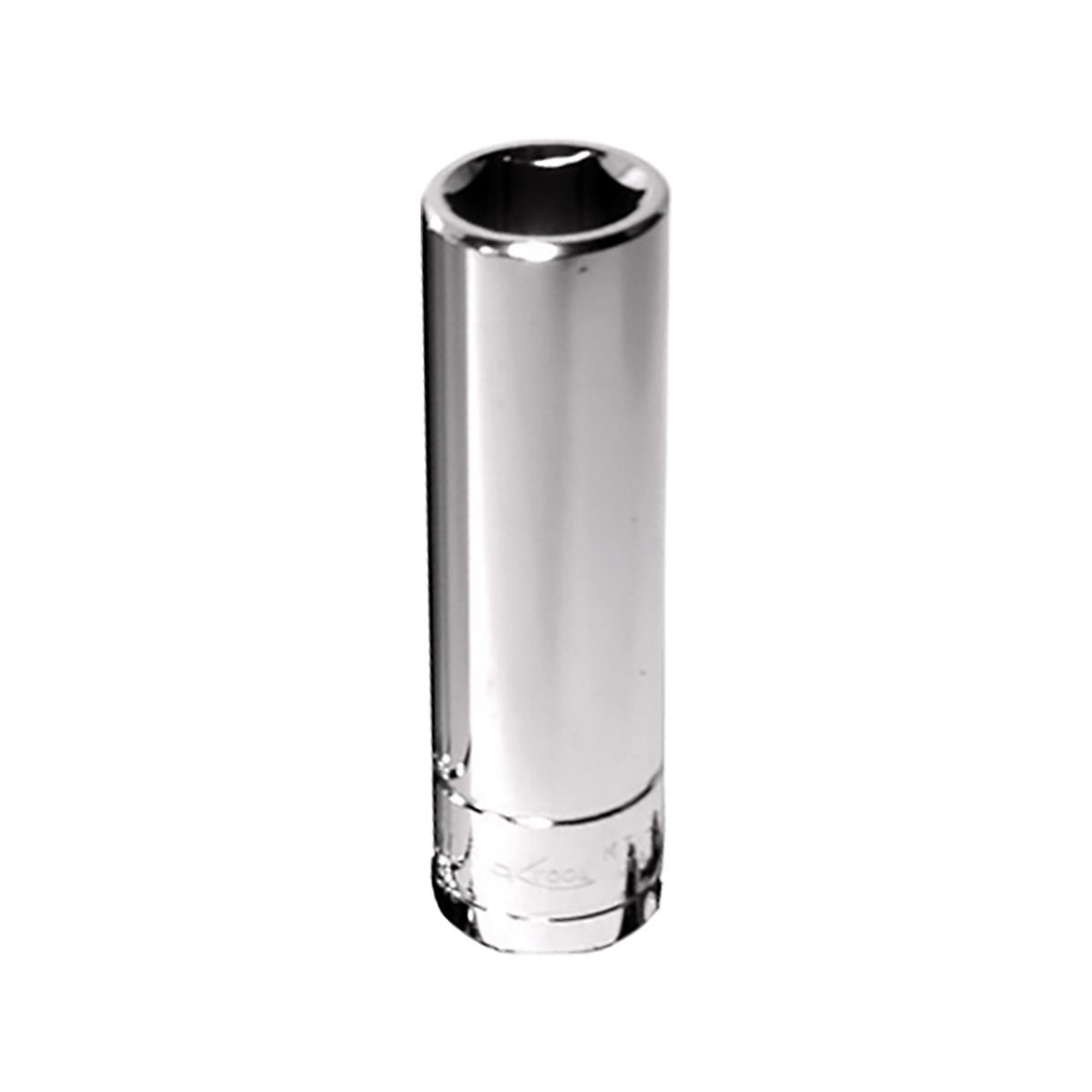K Tool International Deep Socket — 14mm, 1/2in. Drive, 6-Point, Chrome Vanadium Steel, Model# KTI28214